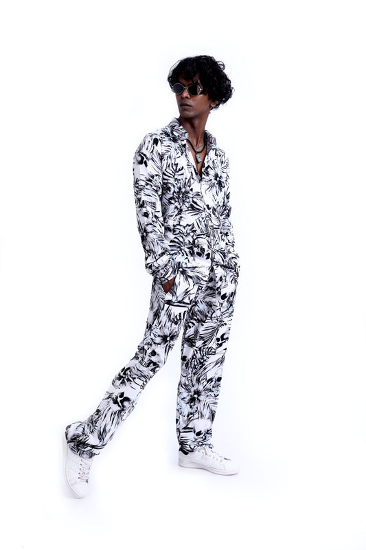 Shop SKULL LEAVES CO-ORD SET Online in Pakistan