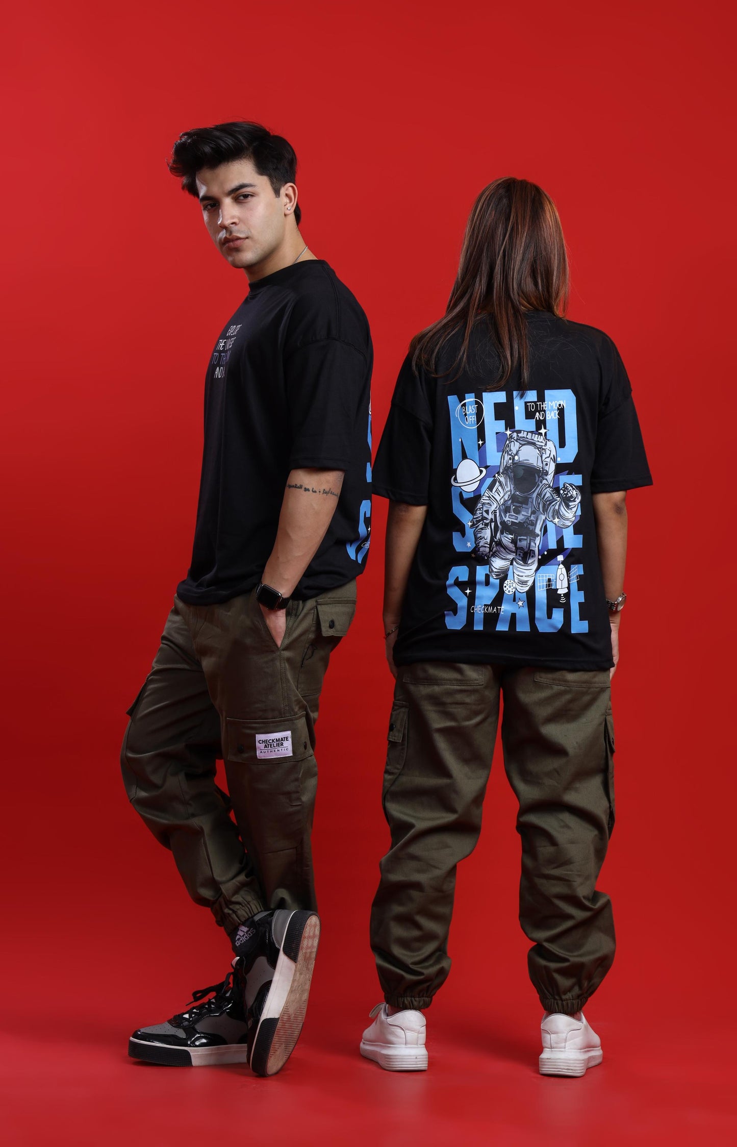 Shop [MINOR FAULT] EXPLORE THE UNIVERSE OVERSIZED T-SHIRT Online in Pakistan