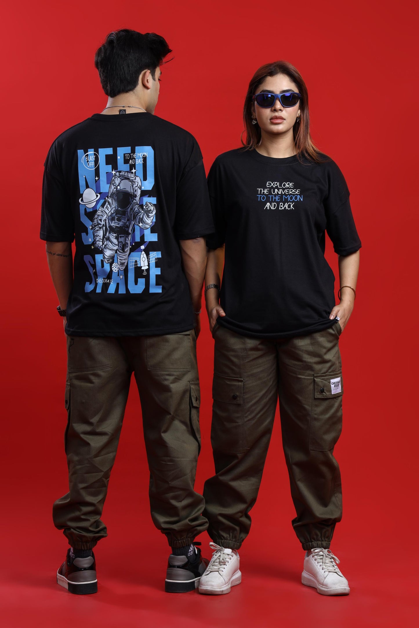 Shop [MINOR FAULT] EXPLORE THE UNIVERSE OVERSIZED T-SHIRT Online in Pakistan