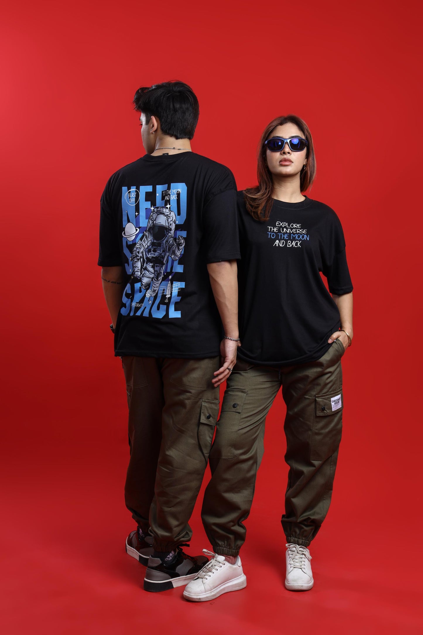 Shop [MINOR FAULT] EXPLORE THE UNIVERSE OVERSIZED T-SHIRT Online in Pakistan