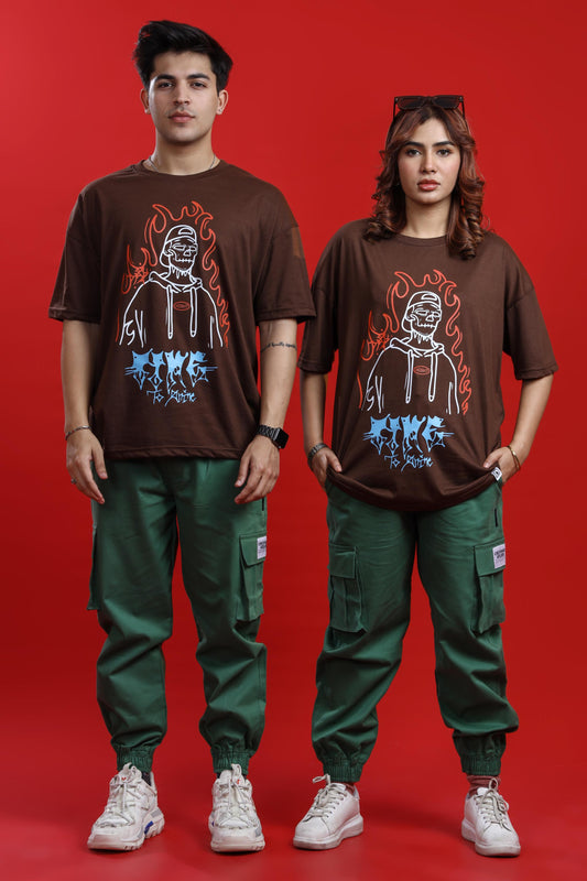 TIME TO SHINE OVERSIZED T-SHIRT - Checkmate Atelier