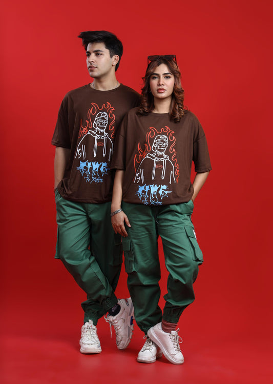 Shop TIME TO SHINE OVERSIZED T-SHIRT Online in Pakistan