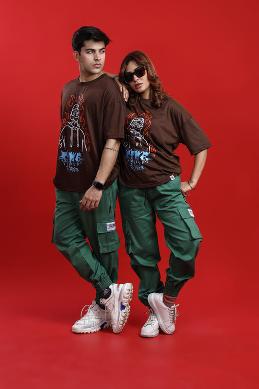 TIME TO SHINE OVERSIZED T-SHIRT - Checkmate Atelier