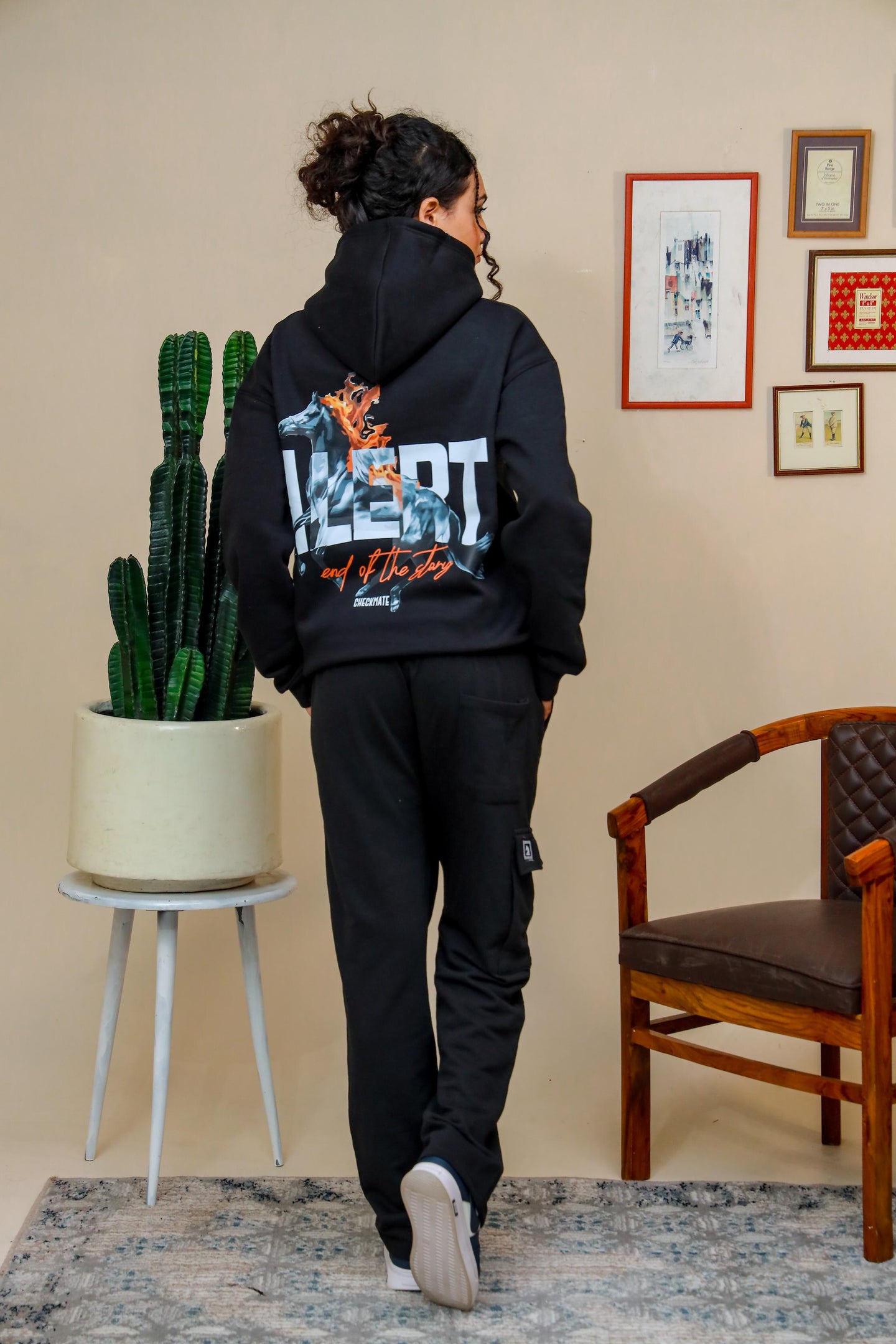 Shop ALERT OVERSIZED HOODIE Online in Pakistan
