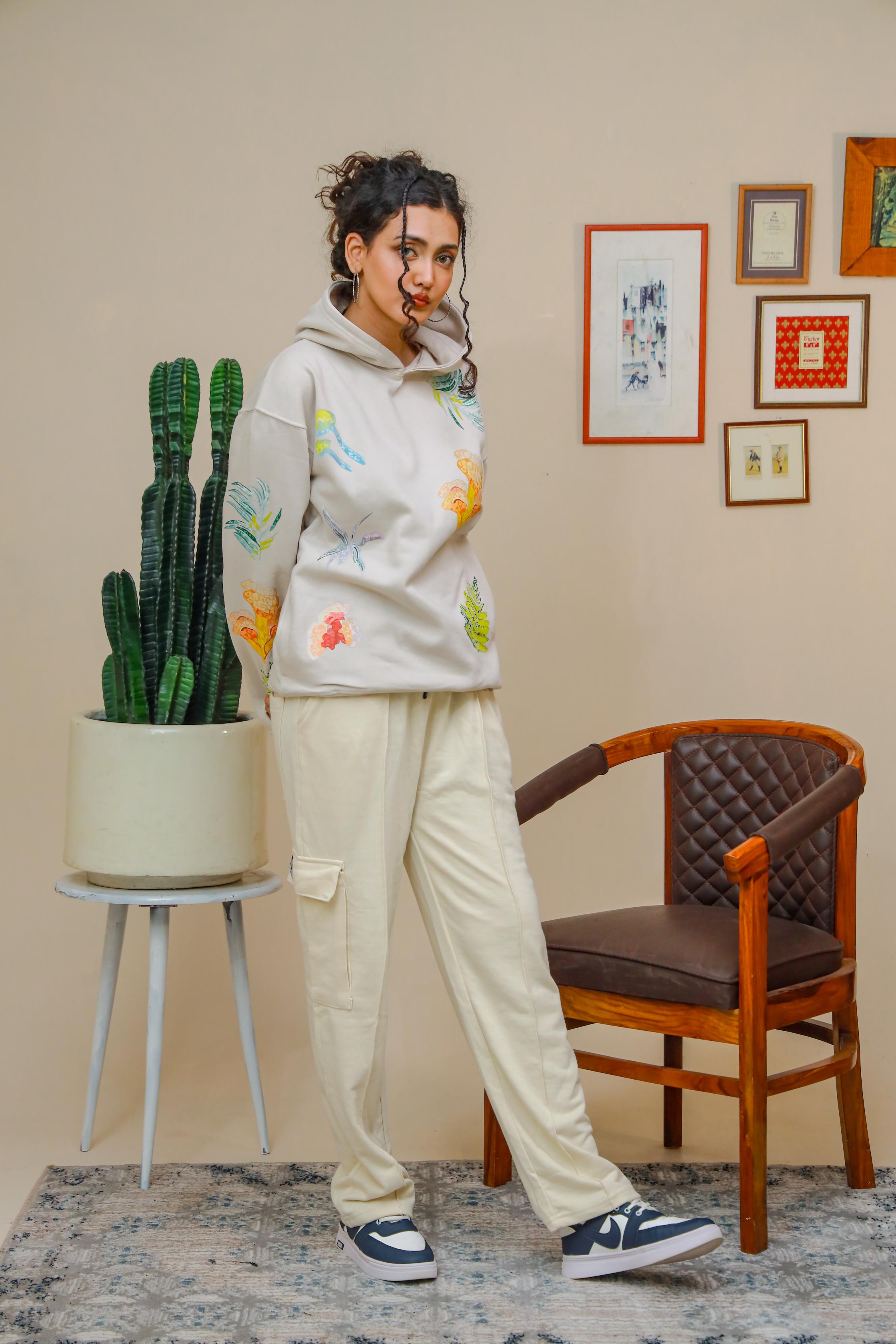 SHROOMS IN BLOOM OVERSIZED HOODIE - Shop Now - Checkmate Atelier