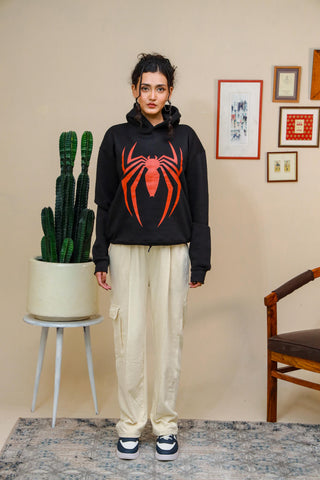 SPIDER OVERSIZED HOODIE - Shop Now - Checkmate Atelier