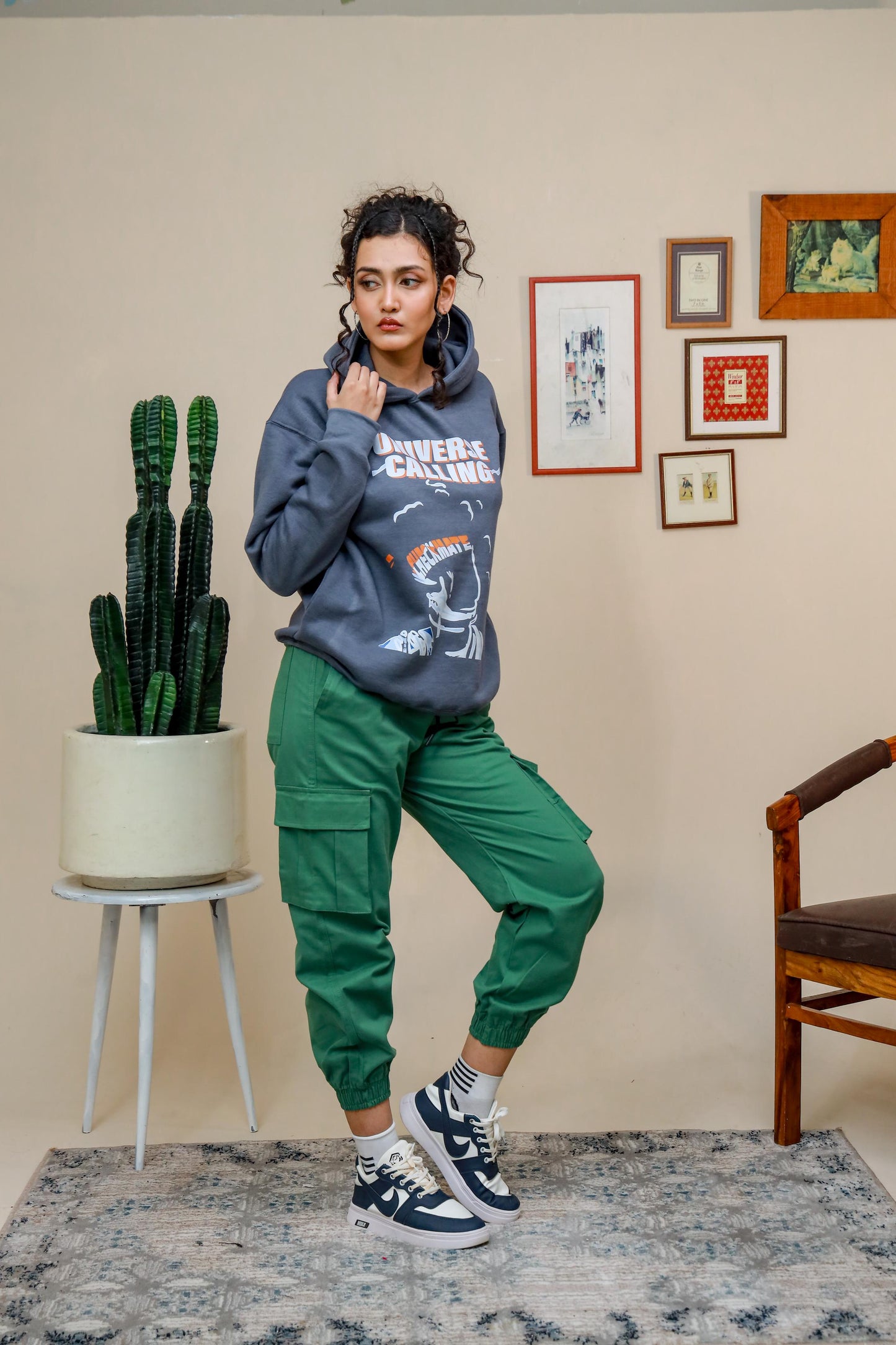 Shop UNIVERSE CALLING OVERSIZED HOODIE Online in Pakistan