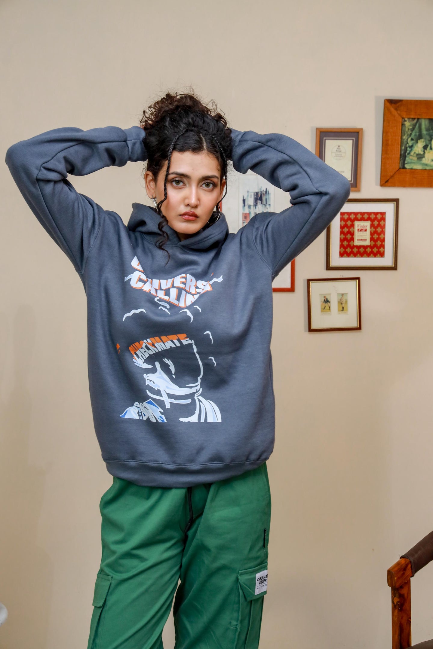 Shop UNIVERSE CALLING OVERSIZED HOODIE Online in Pakistan
