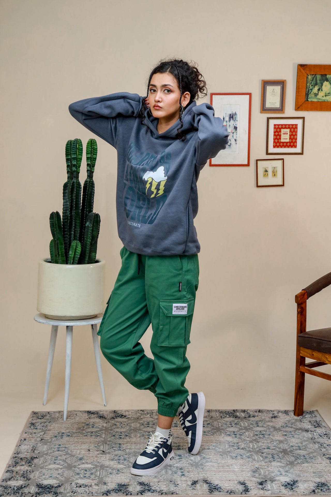 Shop HEARTLESS IN A COLD WOLRD OVERSIZED HOODIE Online in Pakistan