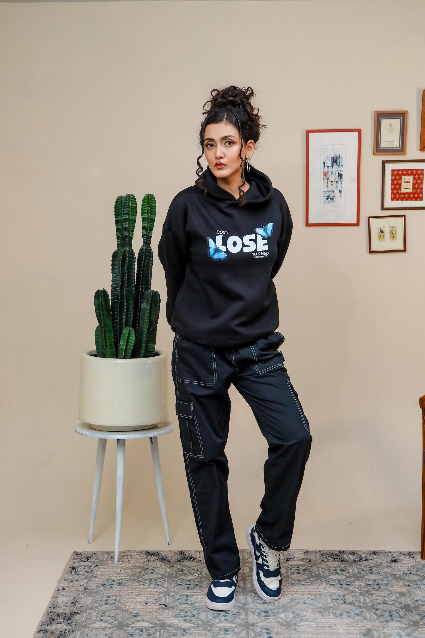 DON'T LOSE OVERSIZED HOODIE - Checkmate Atelier