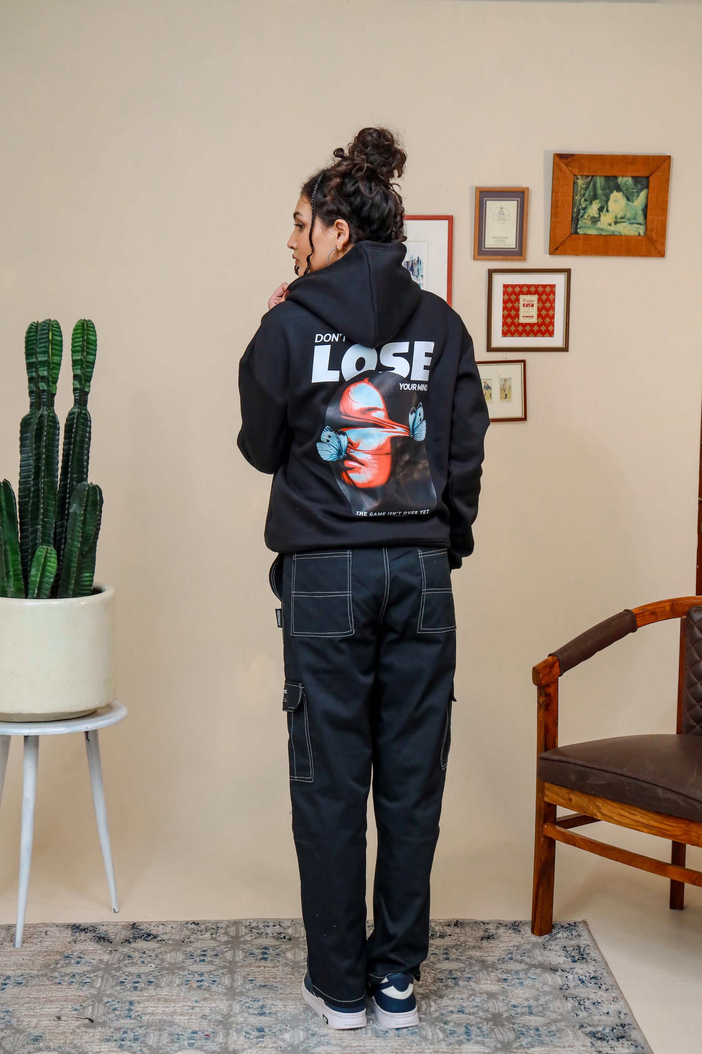 DON'T LOSE OVERSIZED HOODIE - Shop Now - Checkmate Atelier