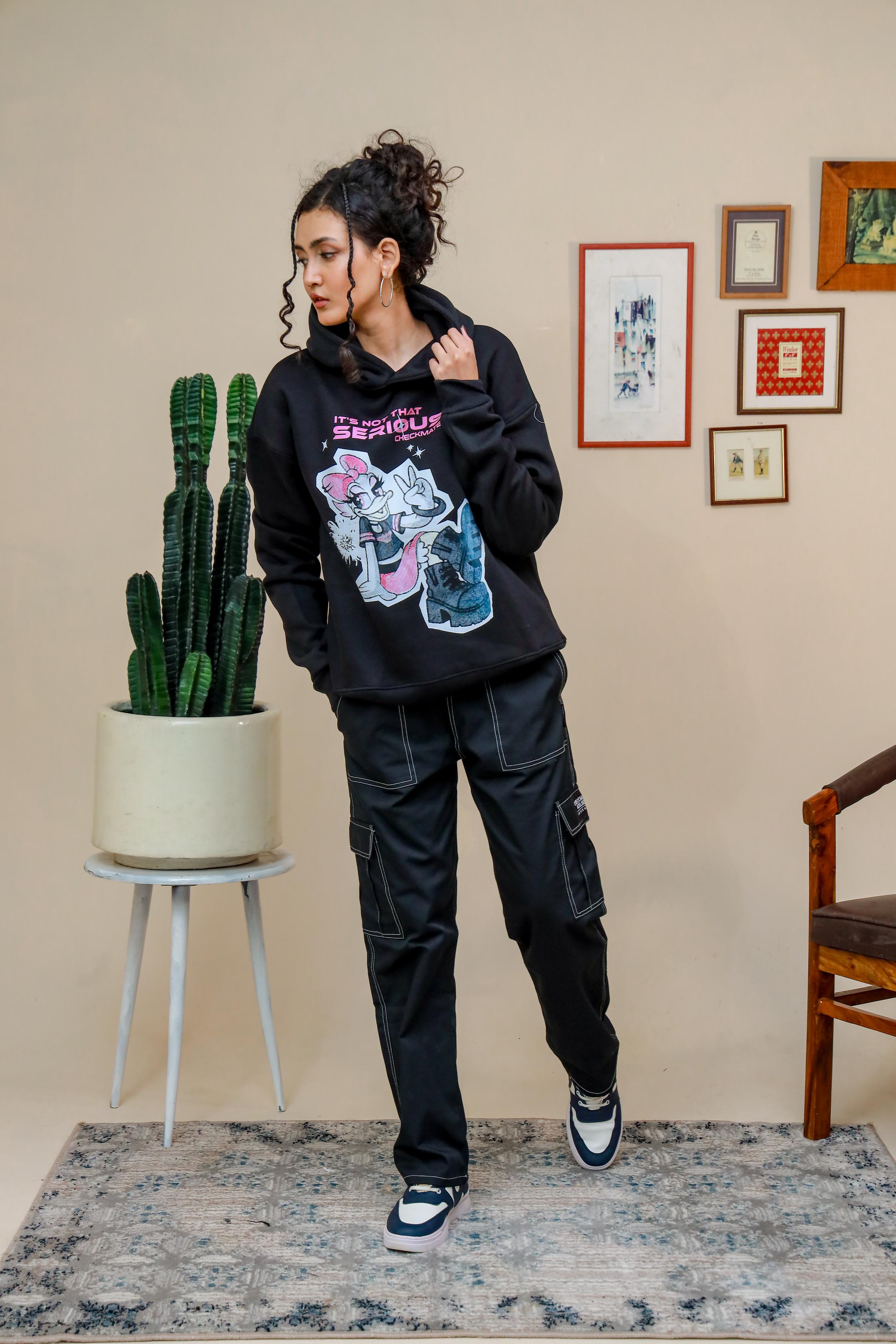 SERIOUS OVERSIZED HOODIE - Shop Now - Checkmate Atelier