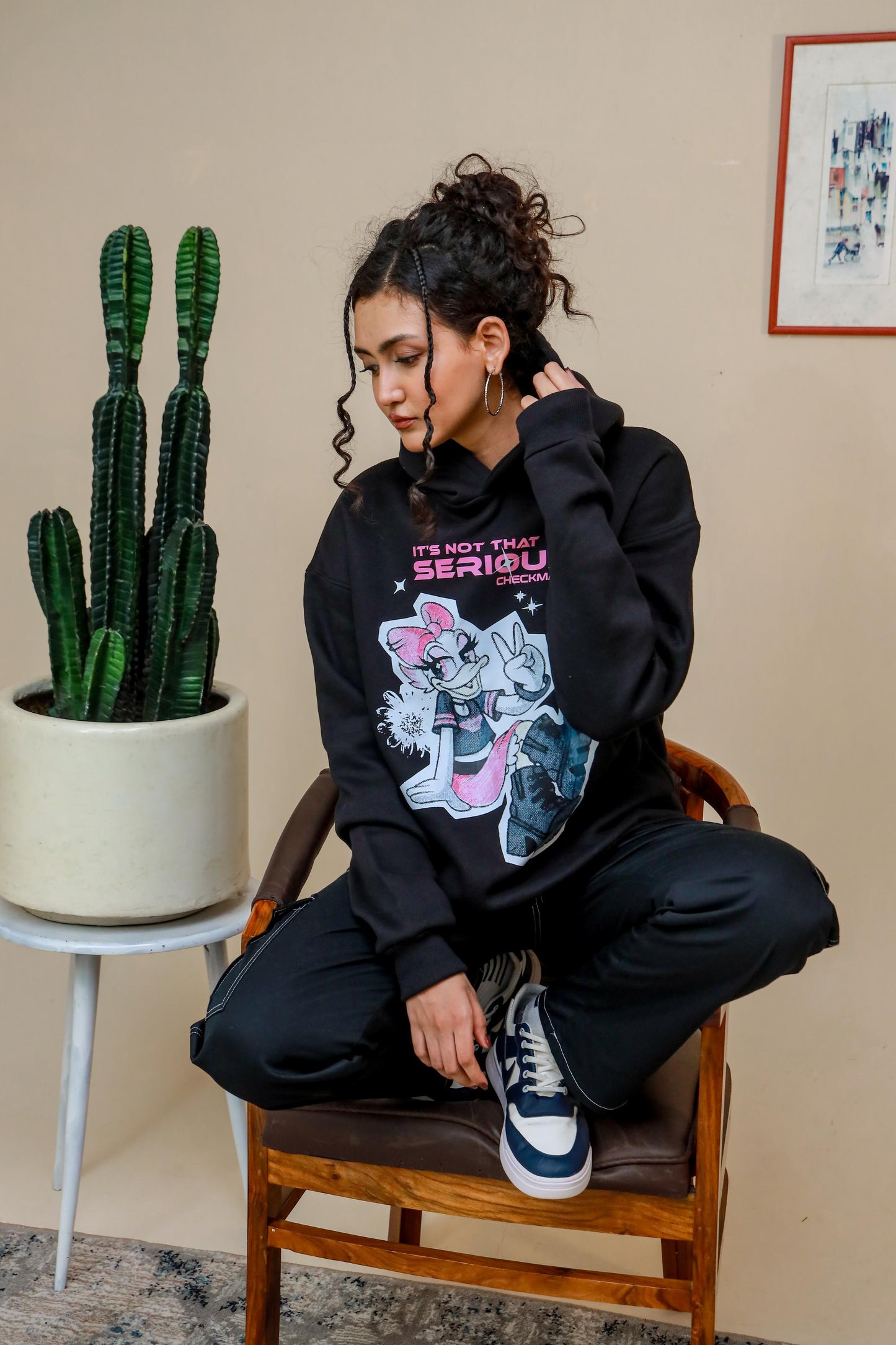 Shop SERIOUS OVERSIZED HOODIE Online in Pakistan