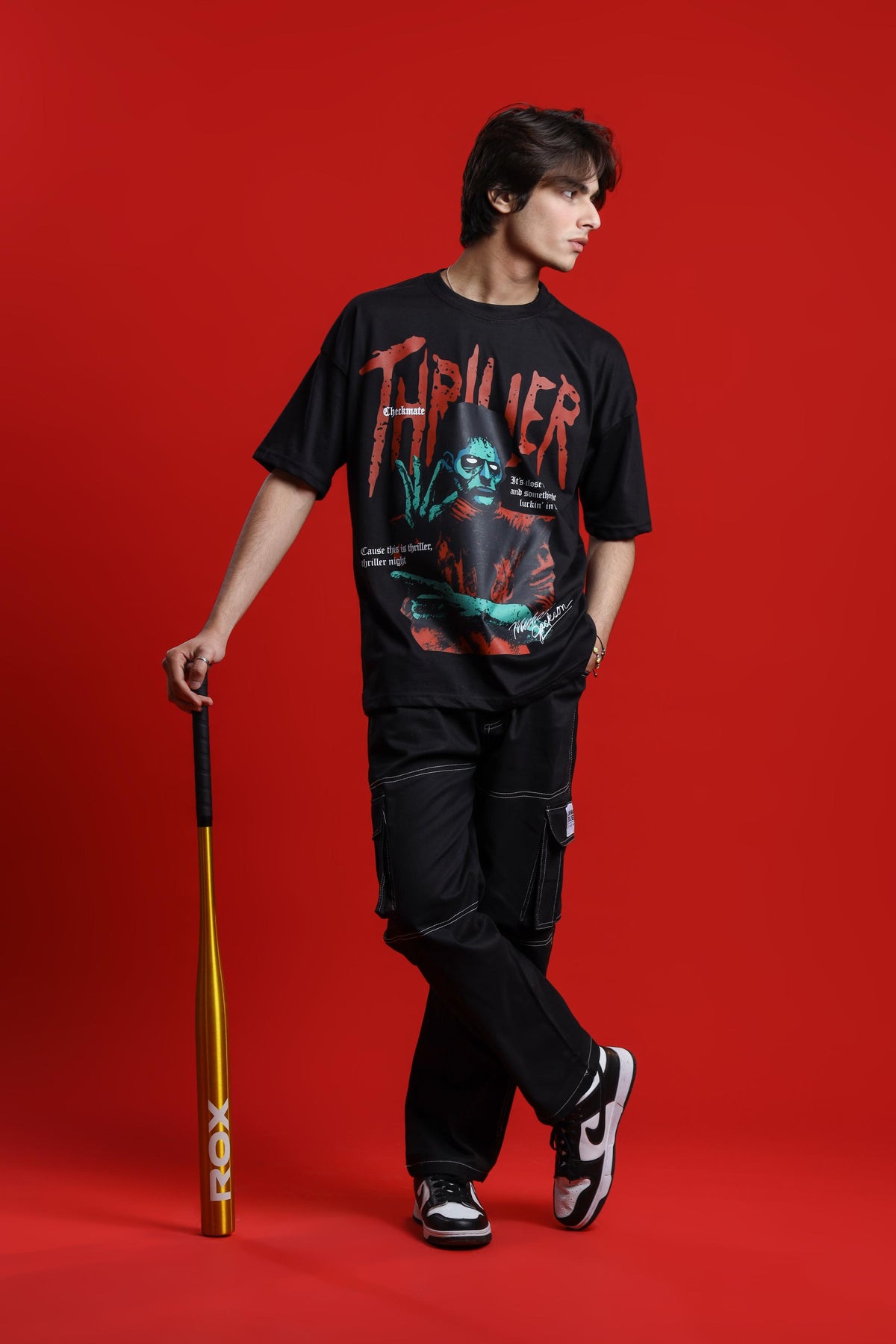 MICHAEL JACKSON: THRILLER OVERSIZED T-SHIRT - Shop Now - Checkmate Atelier