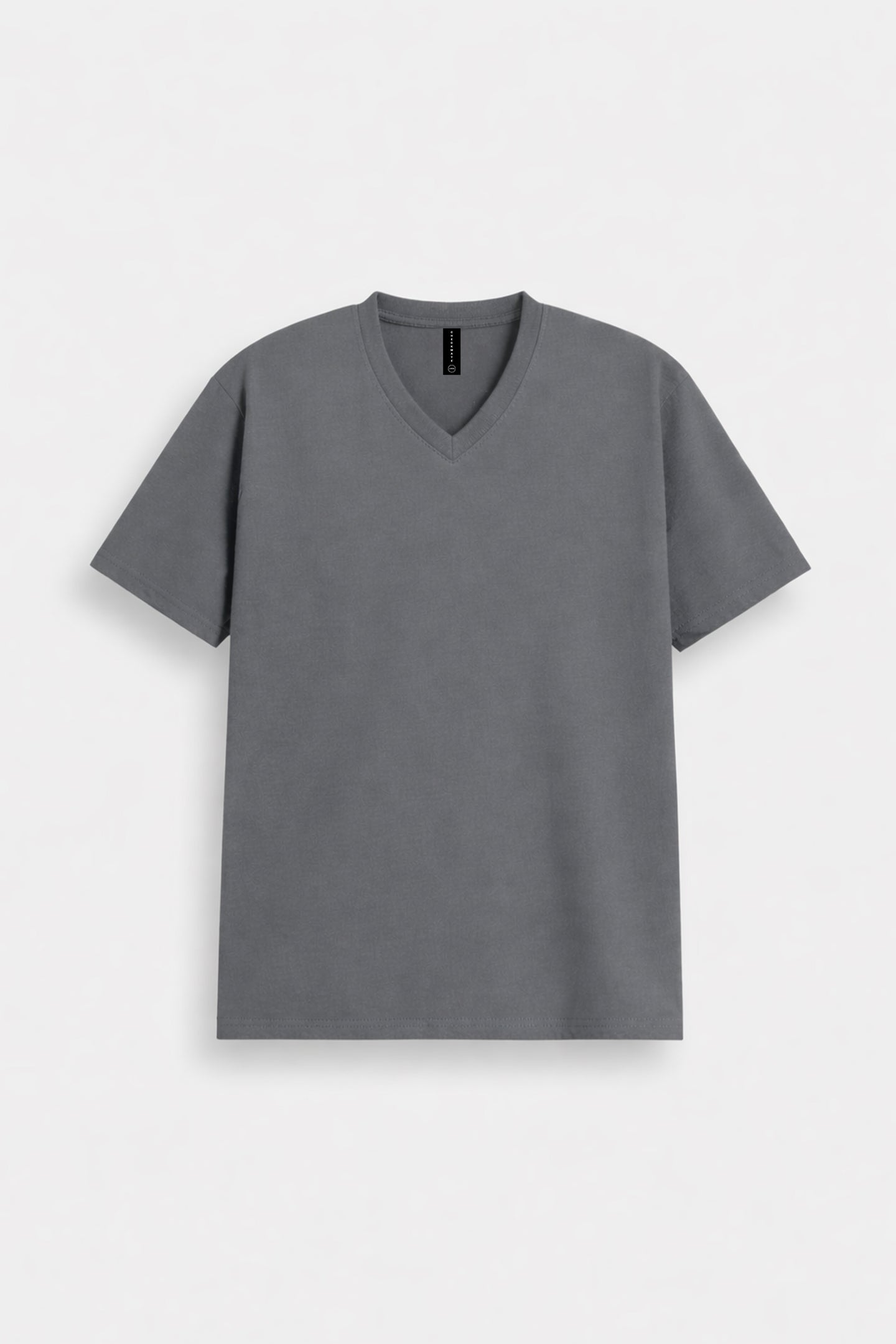 Steel Gray V-Neck T-Shirt