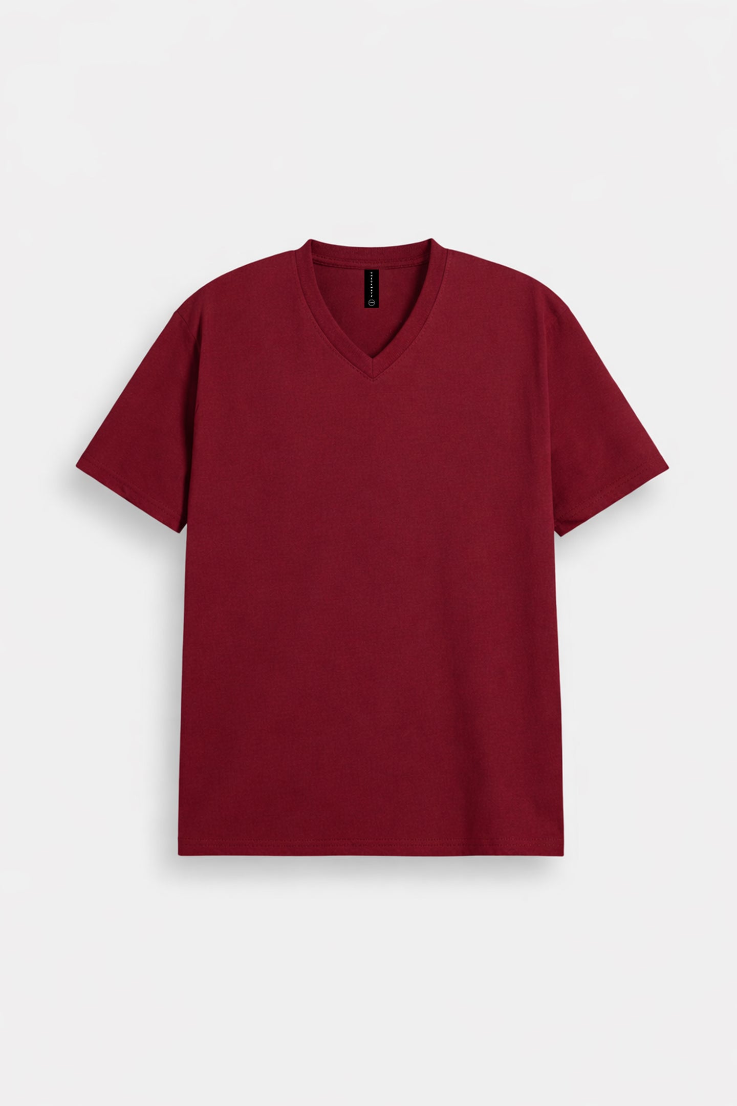 Maroon V-Neck T-Shirt