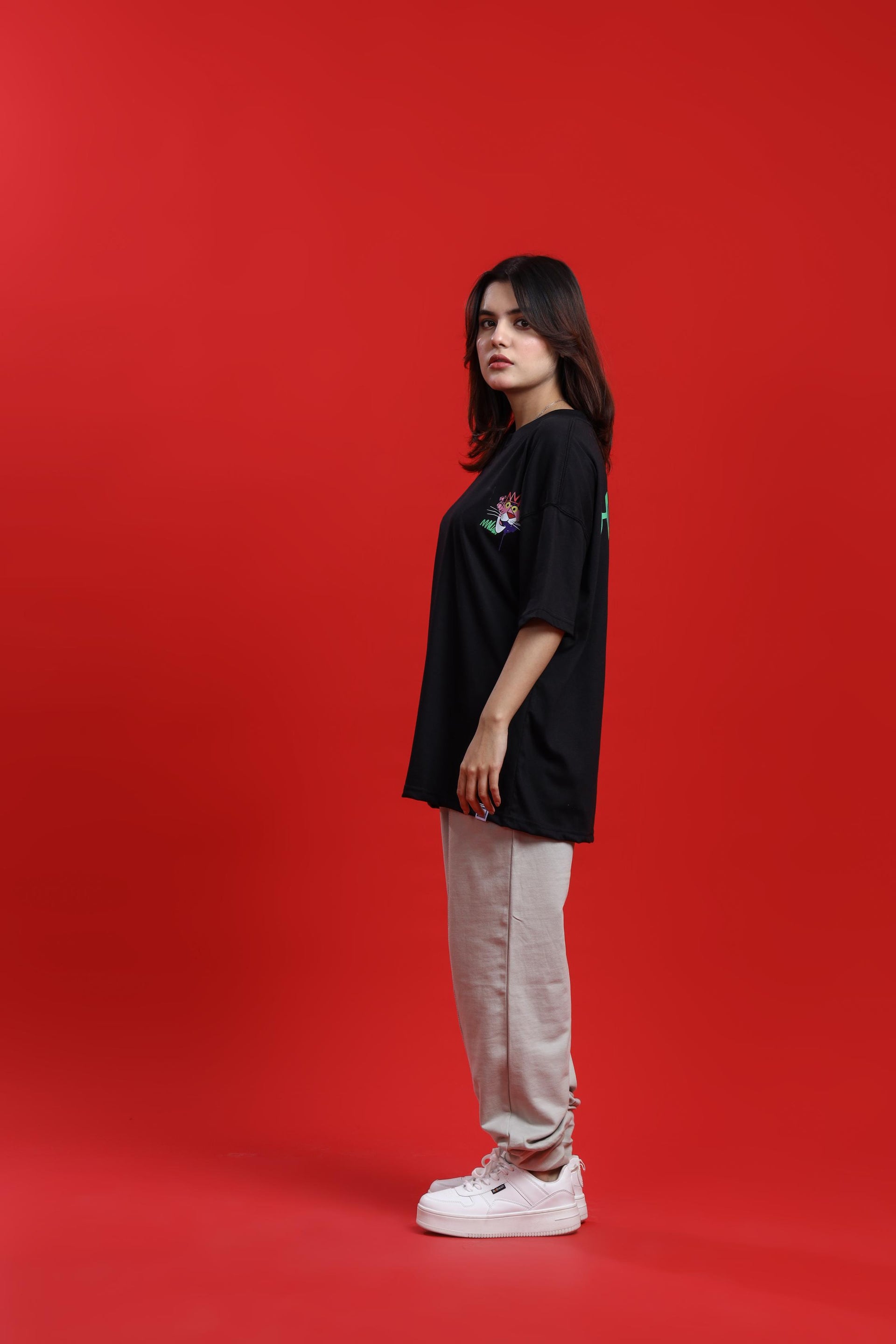 Shop PINK PANTHER: HUSTLER OVERSIZED T-SHIRT Online in Pakistan