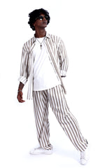 CAMEL STRIPE CO-ORD SET