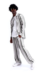 DARK GREEN STRIPE CO-ORD SET