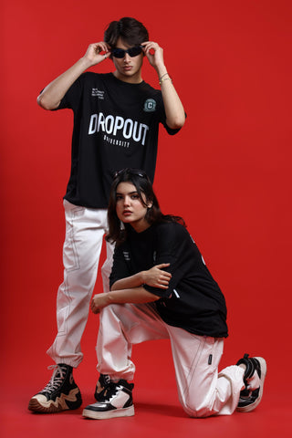 DROP OUT OVERSIZED T-SHIRT - Shop Now - Checkmate Atelier