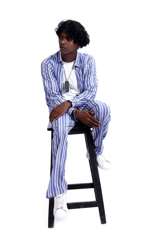 Shop BLUE STRIPE CO-ORD SET Online in Pakistan