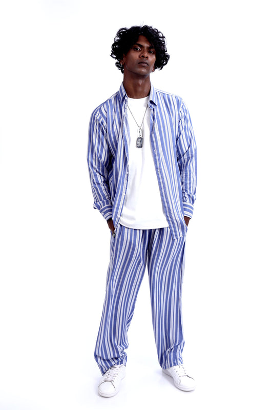 Shop BLUE STRIPE CO-ORD SET Online in Pakistan
