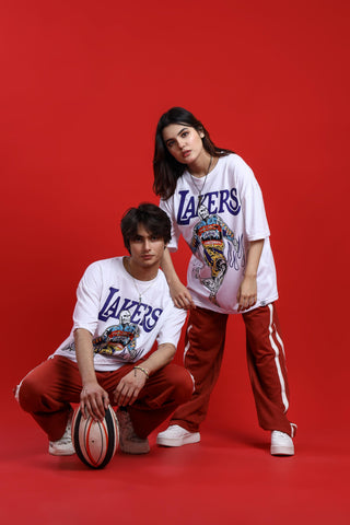 LAKERS OVERSIZED T-SHIRT - Shop Now - Checkmate Atelier