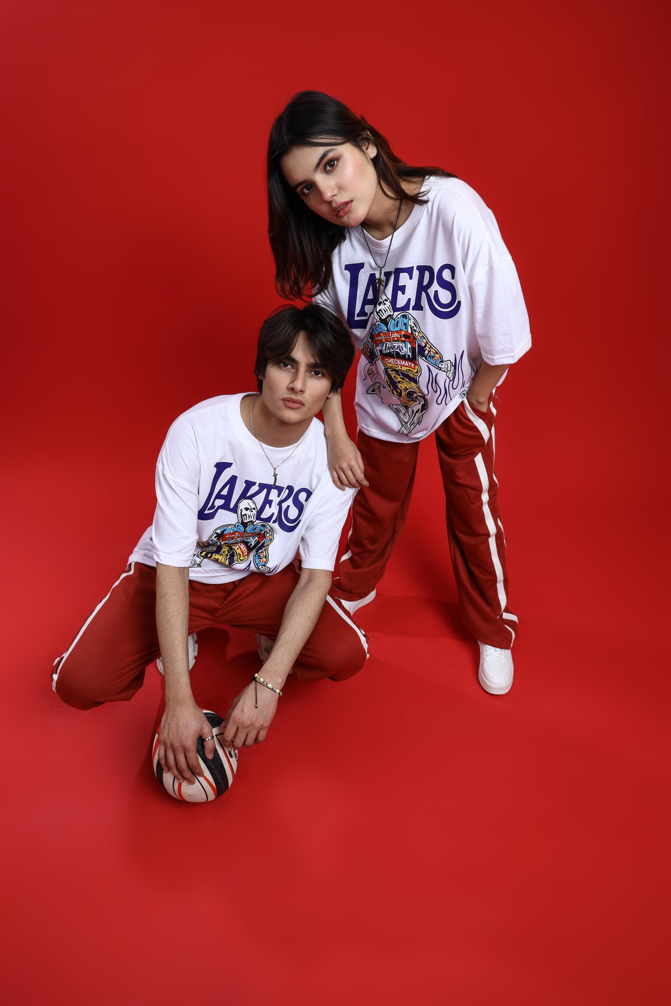 LAKERS OVERSIZED T-SHIRT - Shop Now - Checkmate Atelier