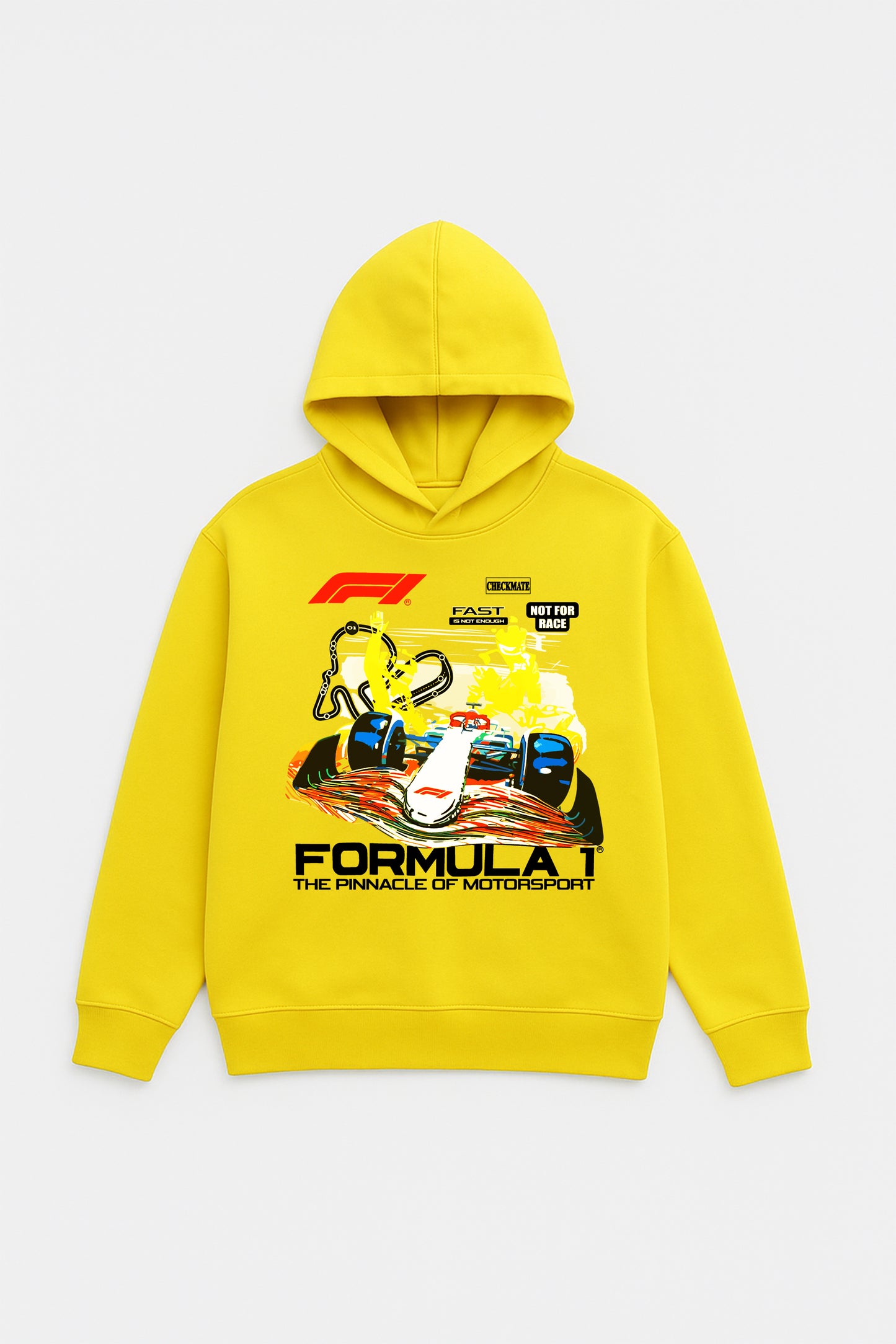 APEX SPEED - YELLOW OVERSIZED HOODIE