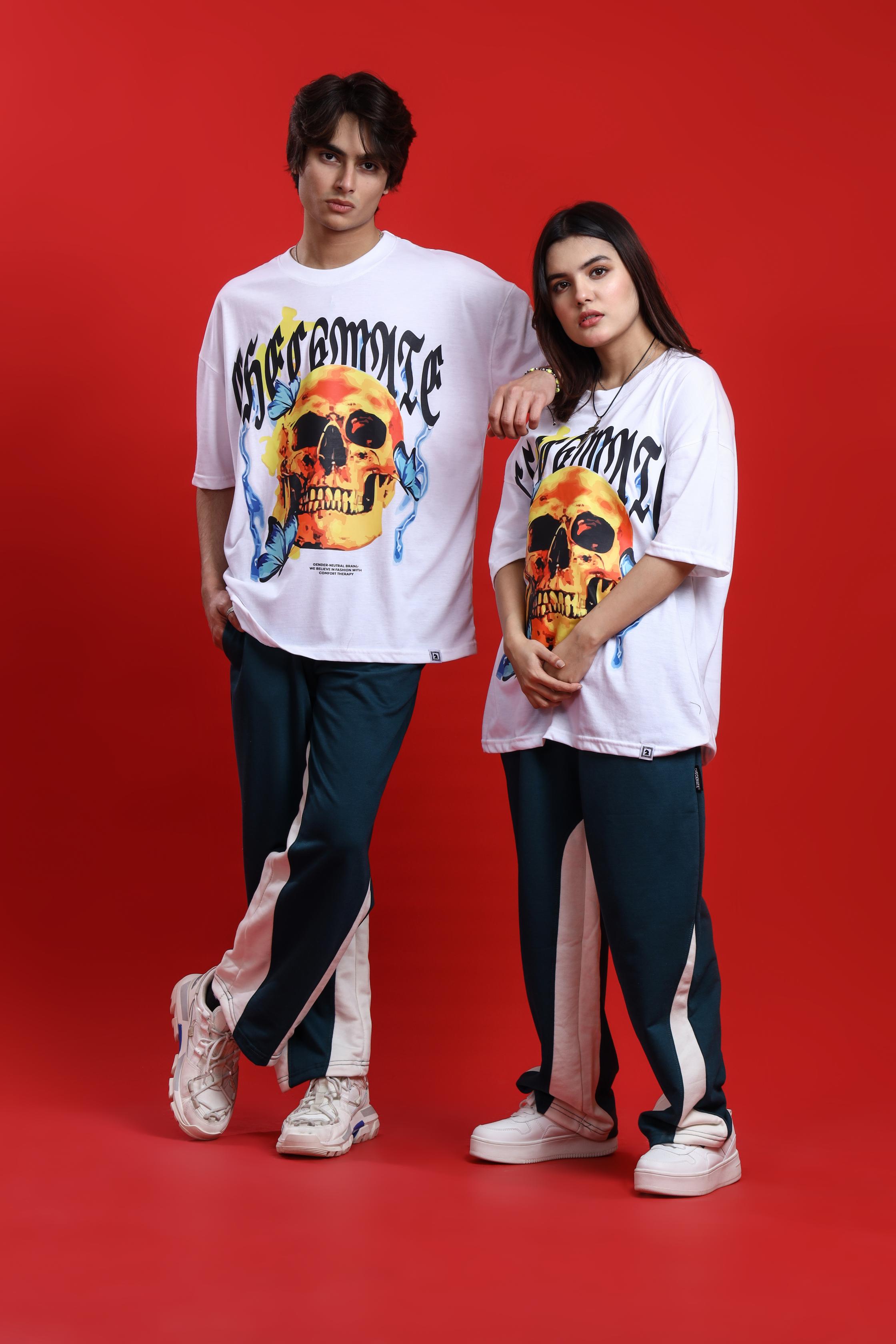 CHECKMATE SKULL OVERSIZED T-SHIRT - Shop Now - Checkmate Atelier