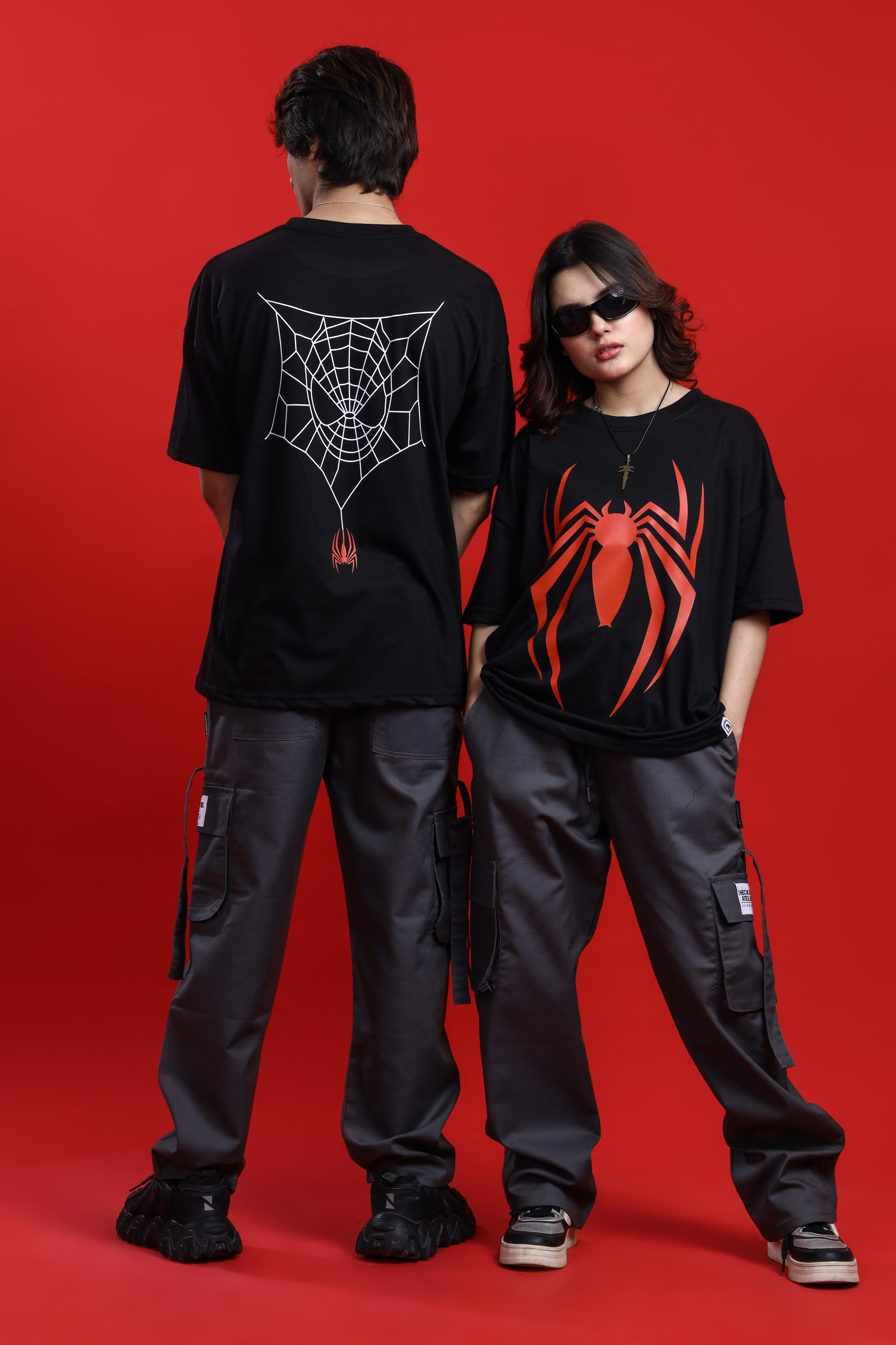 Shop [MINOR FAULT] SPIDER OVERSIZED T-SHIRT Online in Pakistan