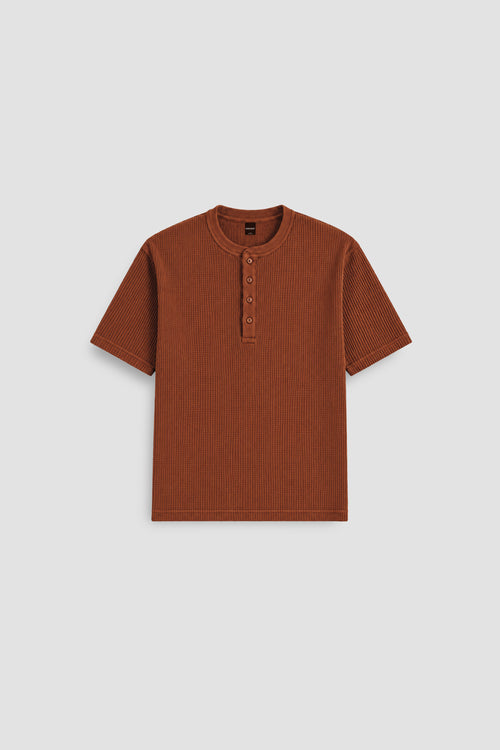 AUTUMN CORE HENLEY T-SHIRT