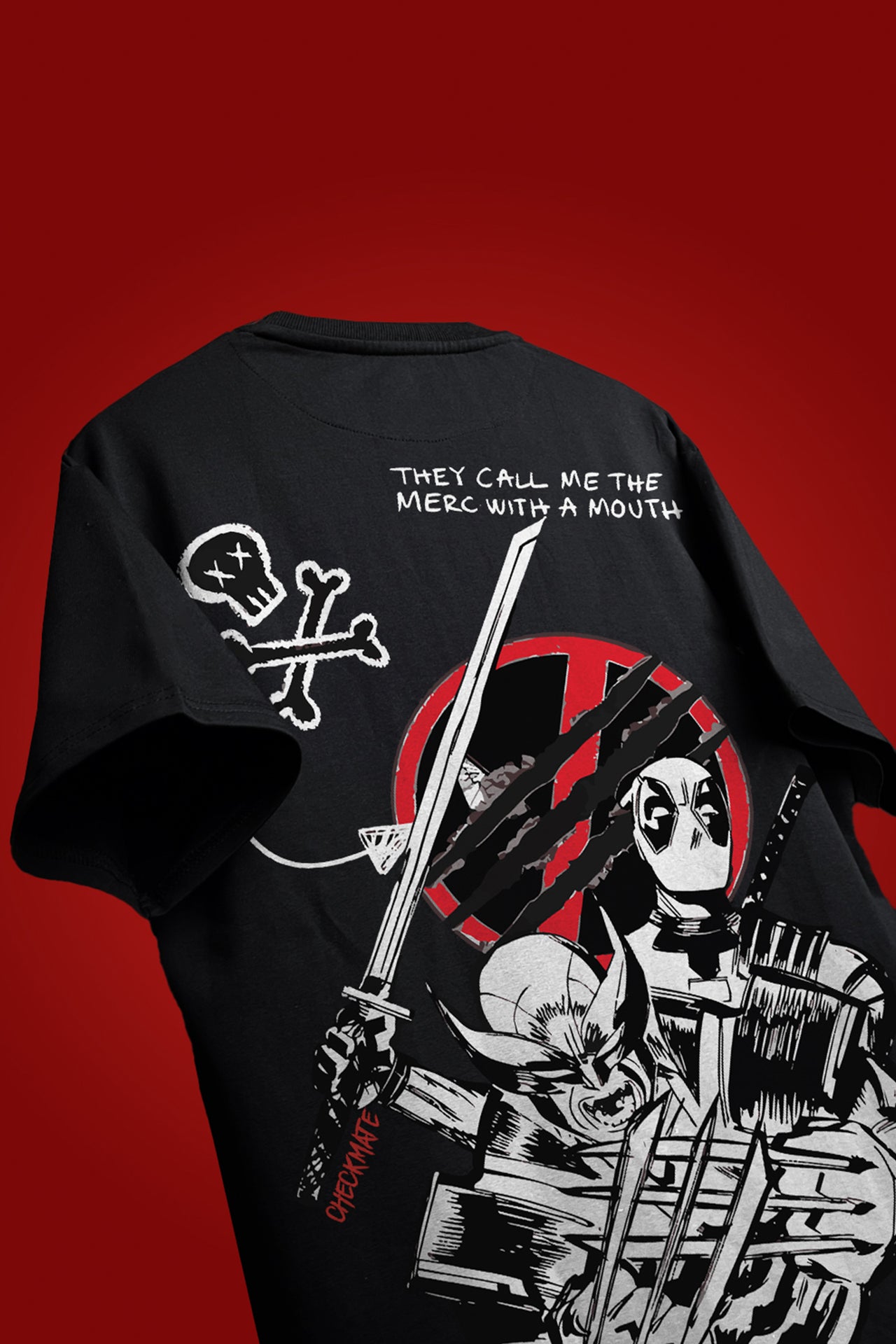 WE ARE DEADPOOL OVERSIZED T-SHIRT - Checkmate Atelier