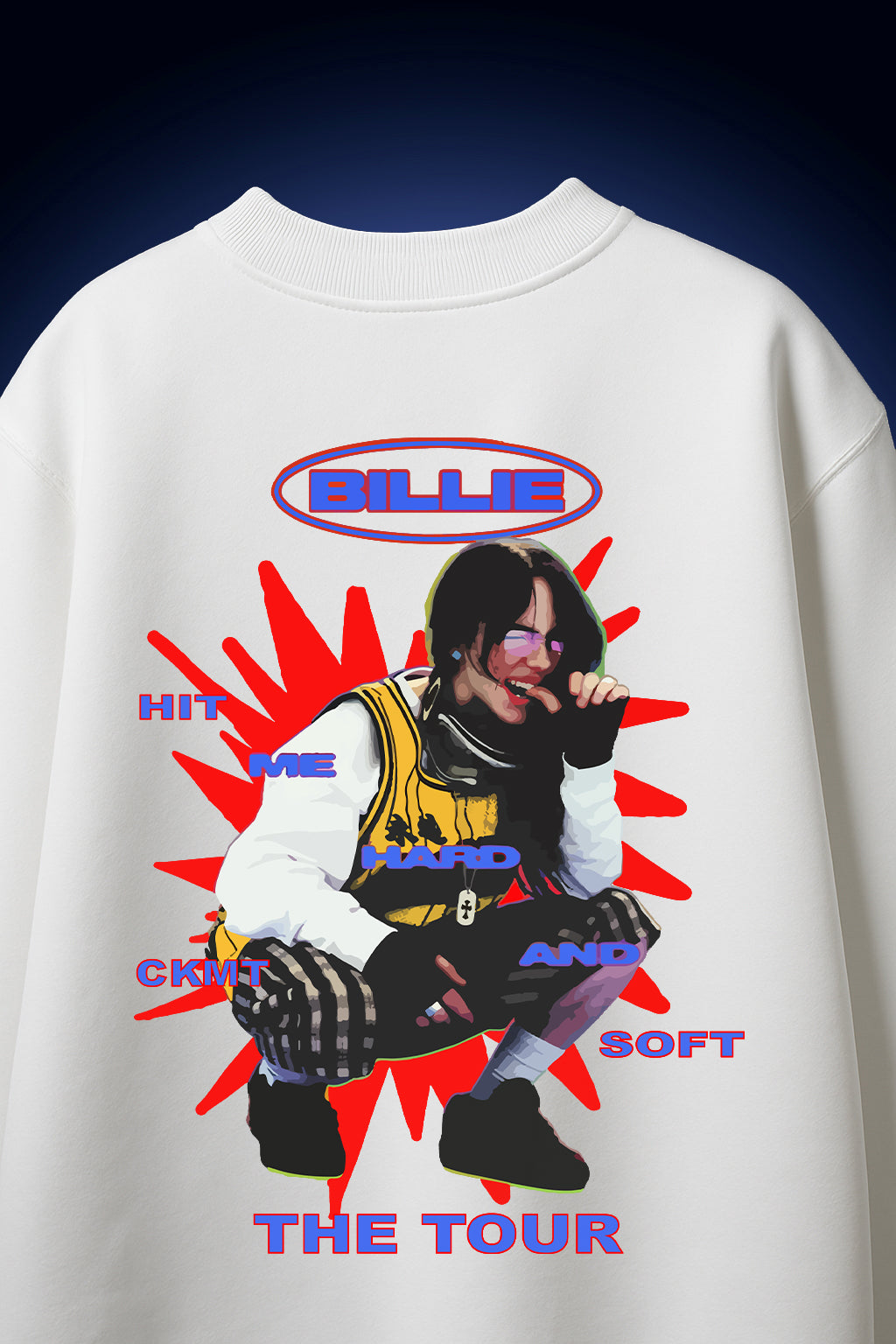 HIT ME HARD OVERSIZED T-SHIRT - Checkmate Atelier