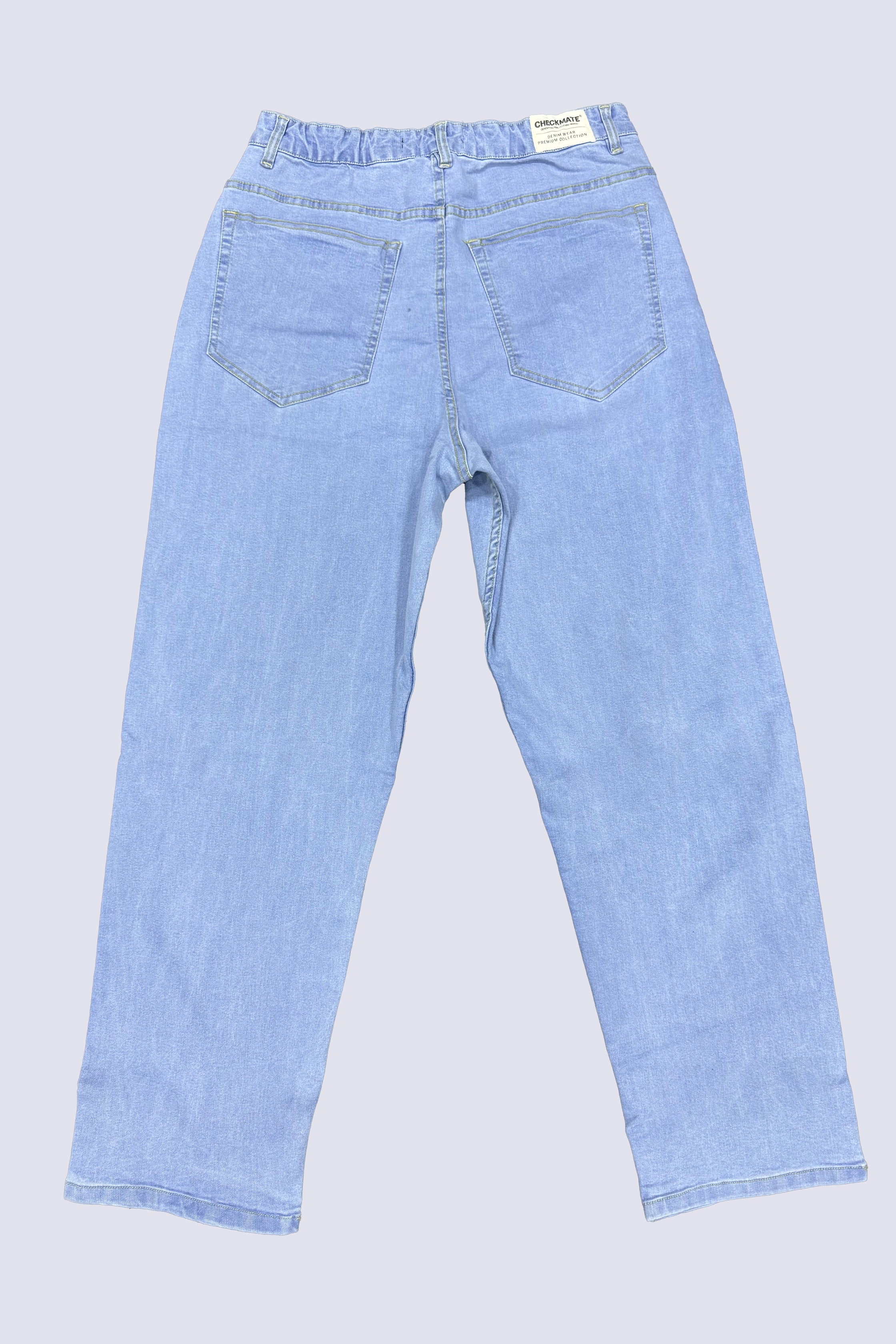 CRYSTAL WAVE BAGGY FIT DENIM - Shop Now - Checkmate Atelier
