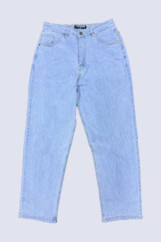 CRYSTAL WAVE BAGGY FIT DENIM - Shop Now - Checkmate Atelier