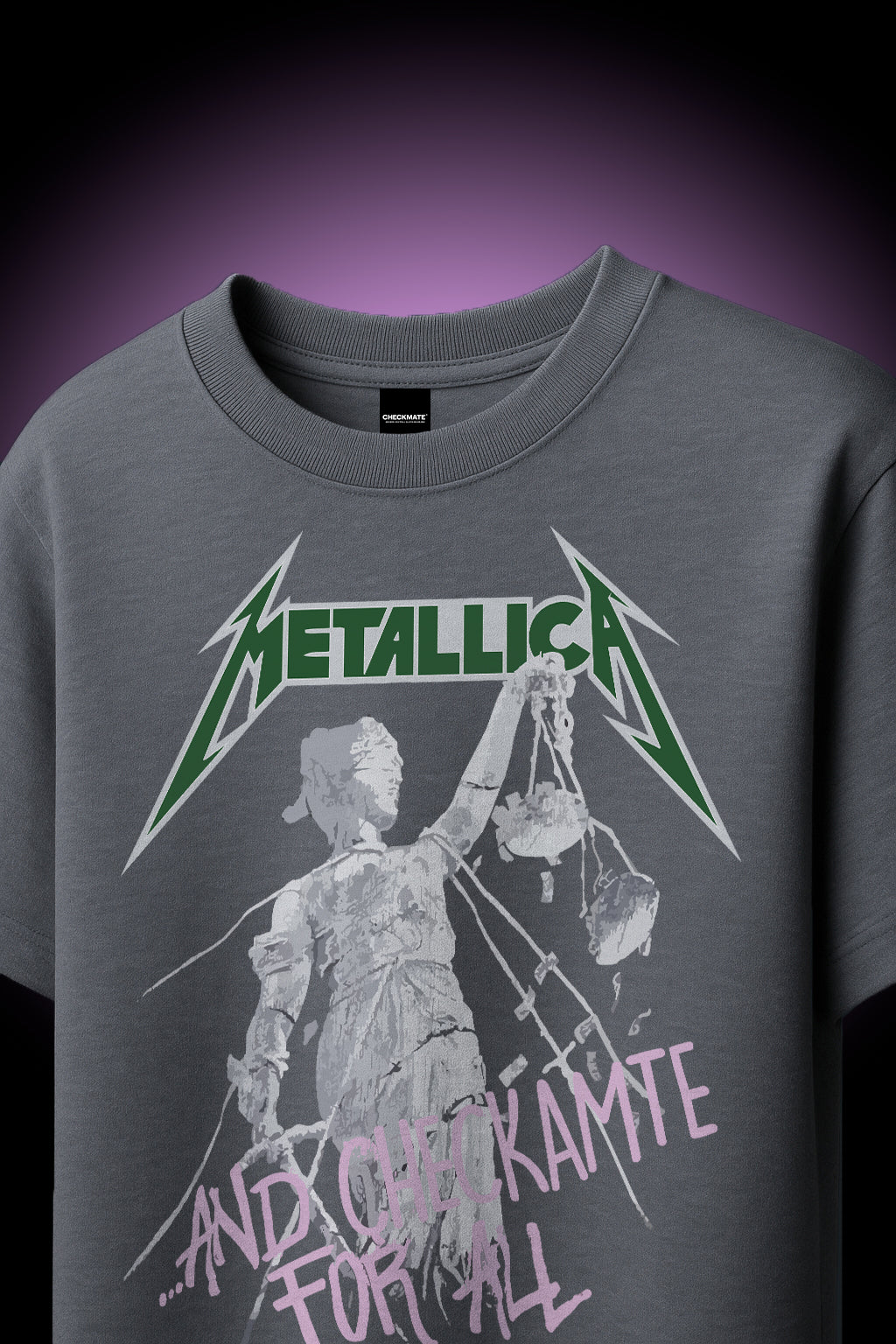 Shop CHECKMATE FOR ALL OVERSIZED T-SHIRT Online in Pakistan