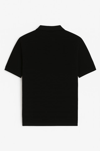 [MINOR FAULT] BLACK POLO - Checkmate Atelier