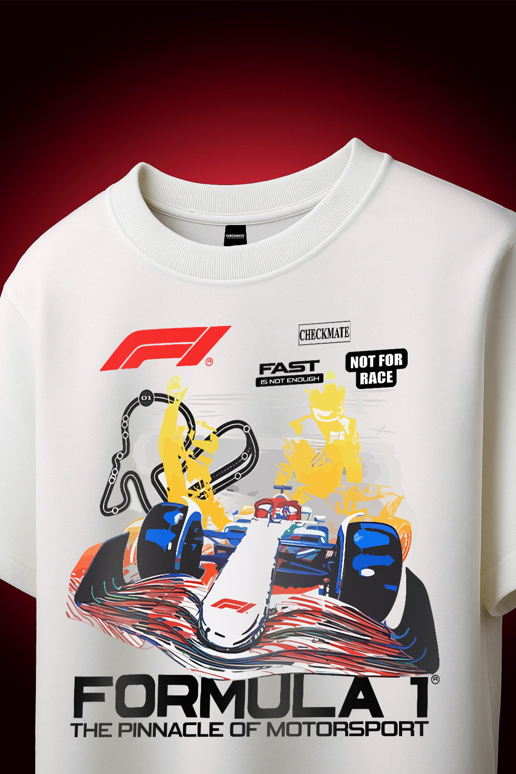 FORMULA PINNACLE OVERSIZED T-SHIRT - Checkmate Atelier