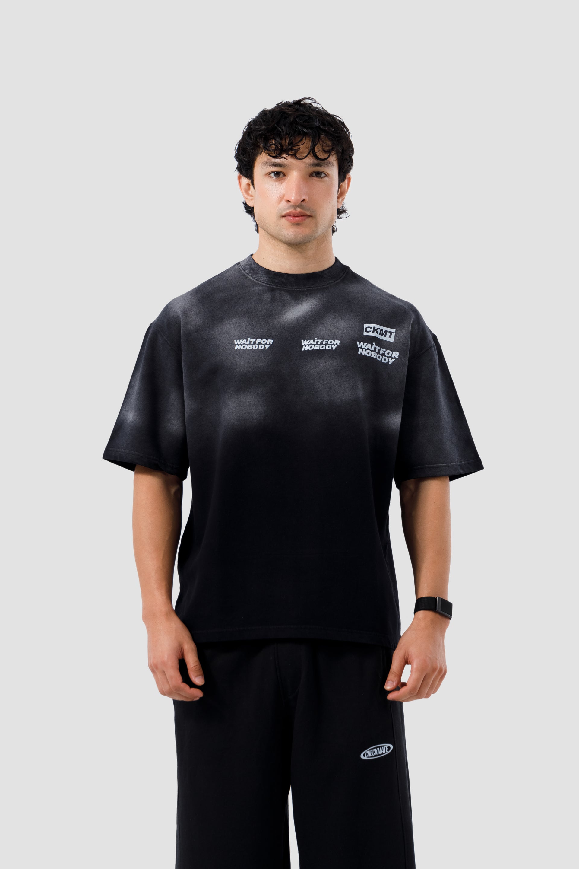 Shop WAIT FOR NOBODY BACKPRINT T-SHIRT Online in Pakistan