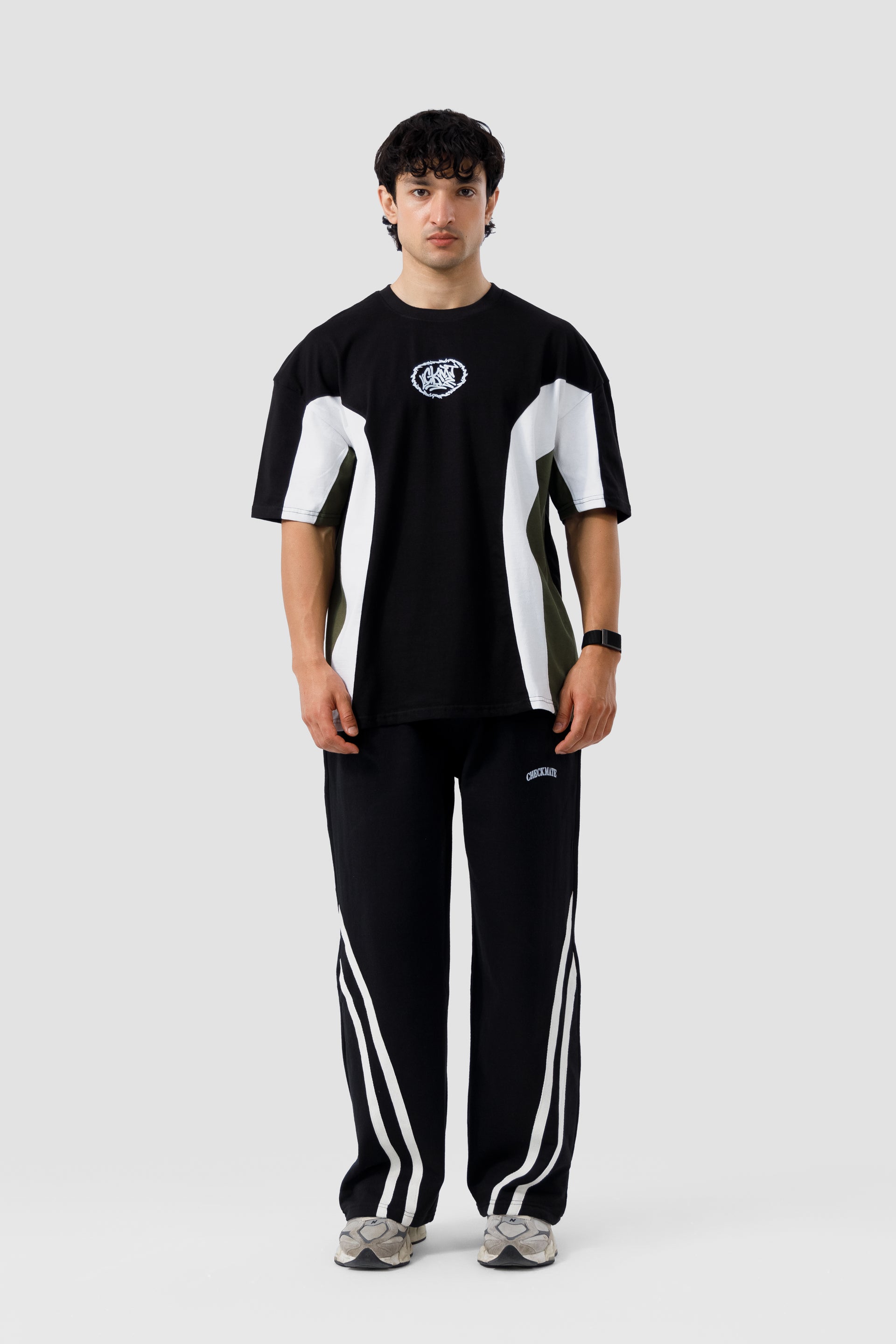 Shop VECTOR PANEL BLACK T-SHIRT Online in Pakistan