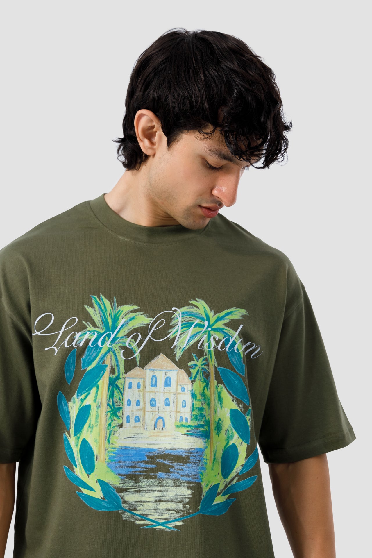 LAND OF WISDOM GRAPHIC T-SHIRT