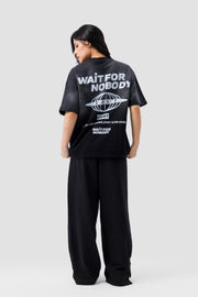 Shop WAIT FOR NOBODY BACKPRINT T-SHIRT Online in Pakistan