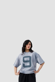 Shop NINE GRAPHIC GREY T-SHIRT Online in Pakistan