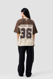 Shop ELEVATED PANEL BROWN T-SHIRT Online in Pakistan