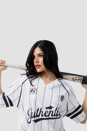 Shop AUTHENTIC PINSTRIPE T-SHIRT Online in Pakistan