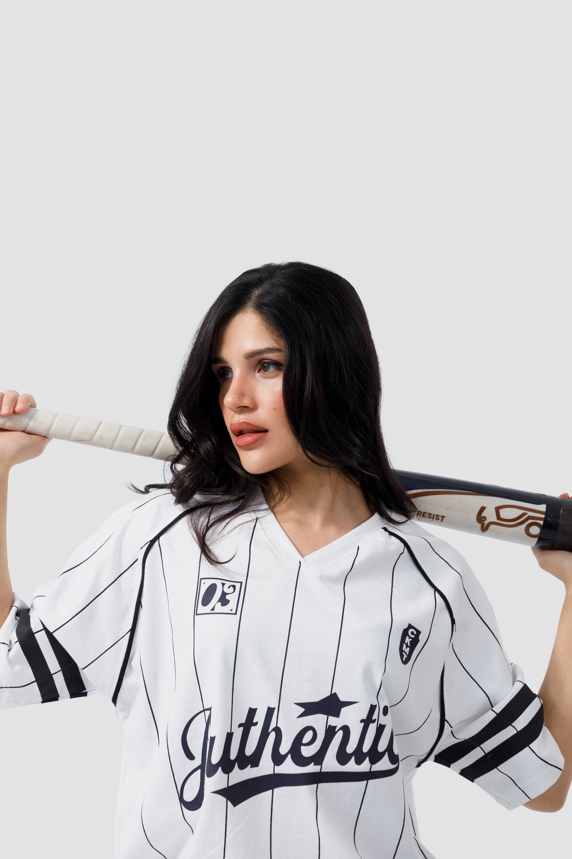 Shop AUTHENTIC PINSTRIPE T-SHIRT Online in Pakistan