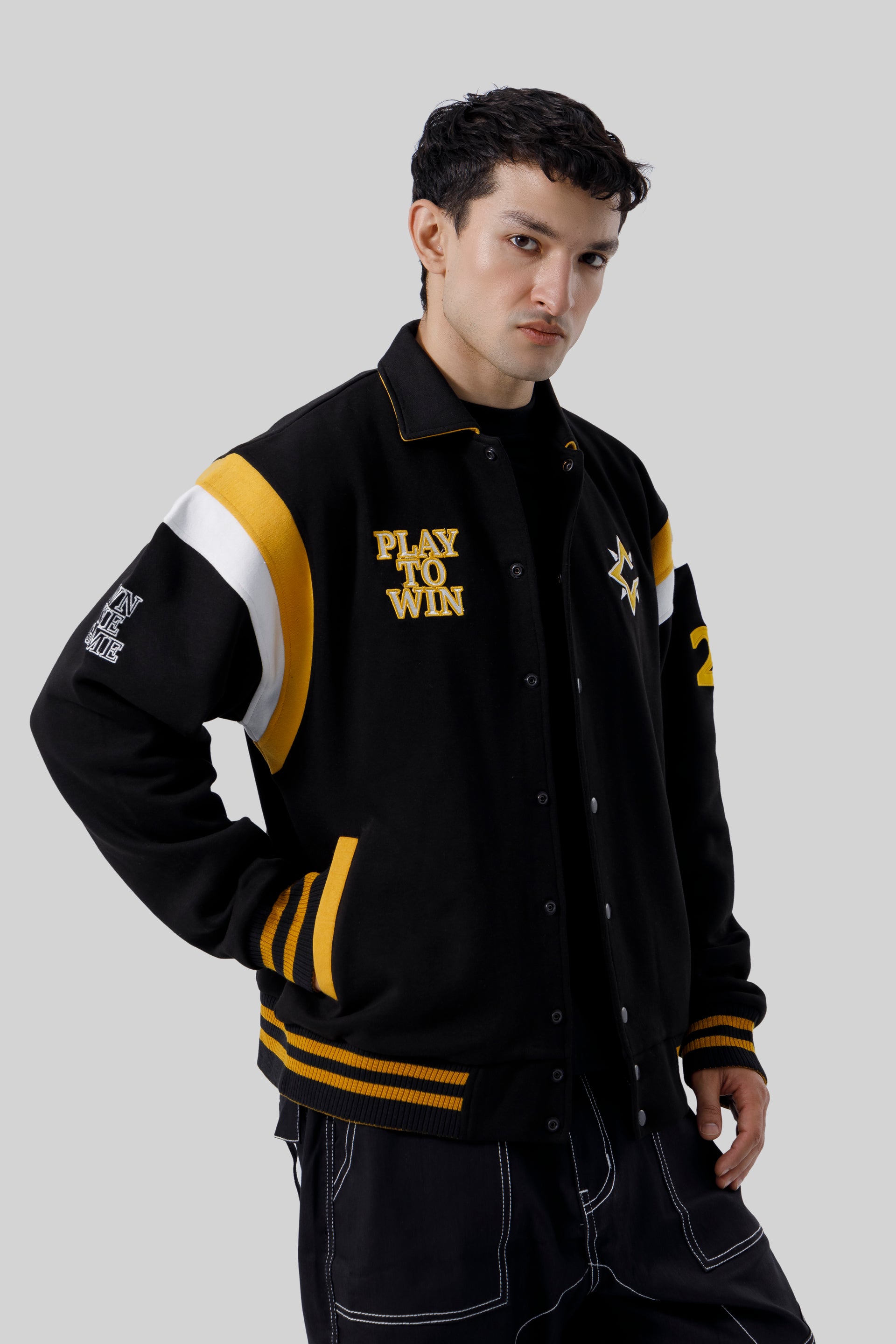 Shop [MINOR FAULT] RULE BREAKER VARSITY JACKET Online in Pakistan