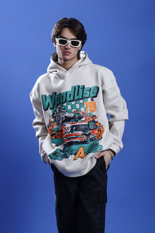 Shop [MINOR FAULT] RACER OVERSIZED HOODIE Online in Pakistan