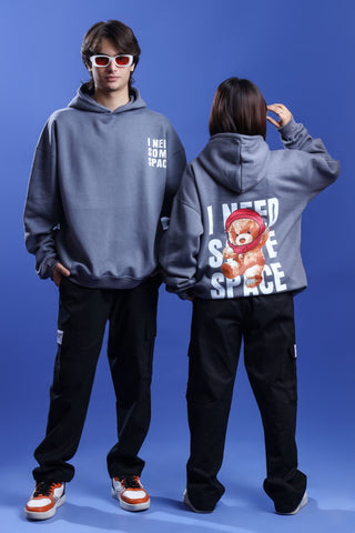 NEED SPACE OVERSIZED HOODIE - Shop Now - Checkmate Atelier